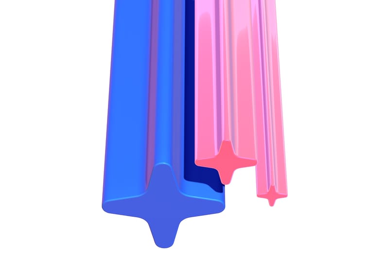 Colorful abstract shape