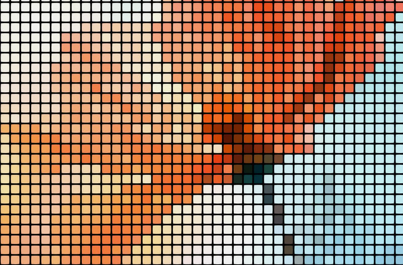 Flower Image Mosaic