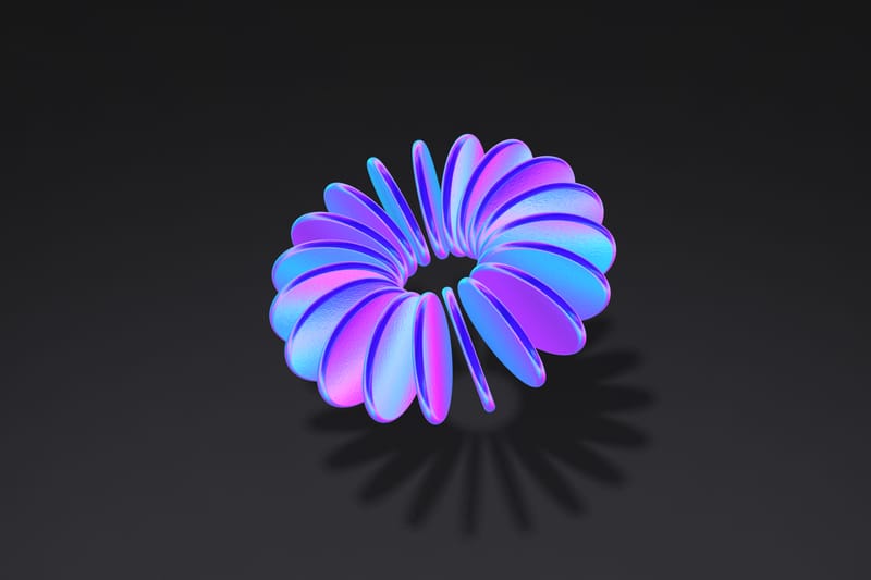 Abstract colorful element