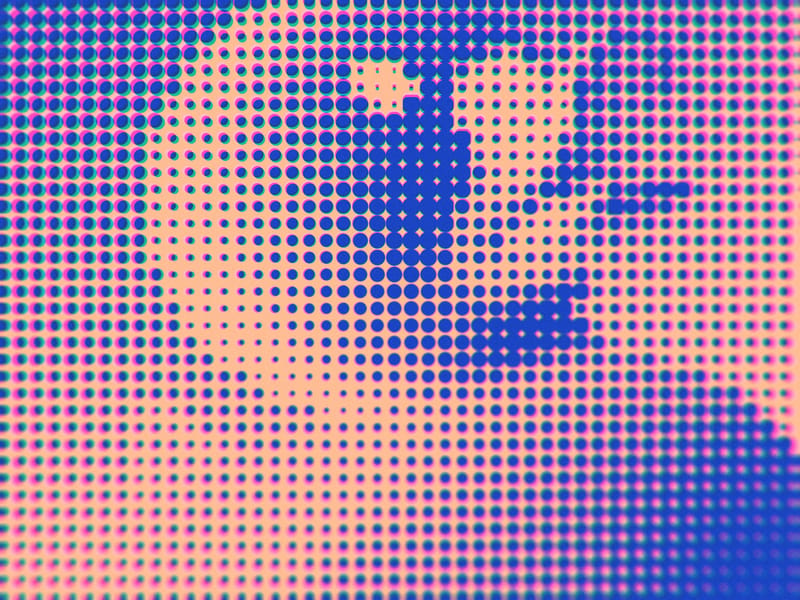 Duck Halftone Effect