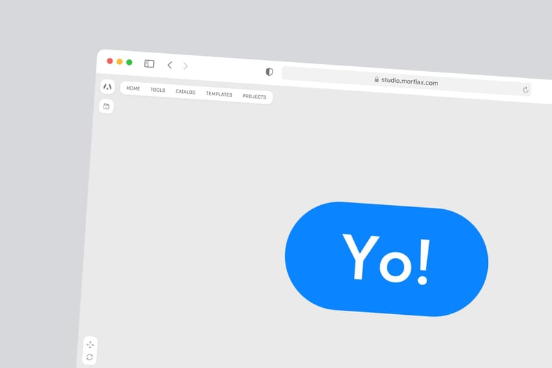 Screen presentation mockup