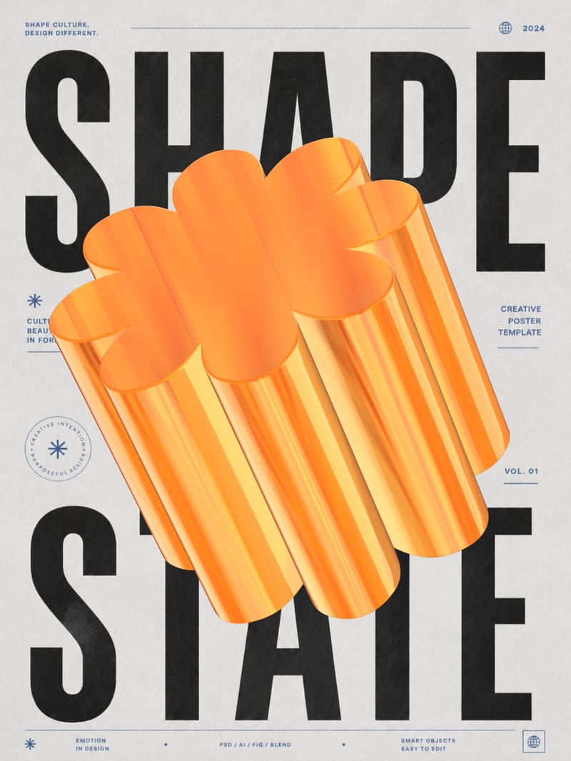 Shape Design Poster