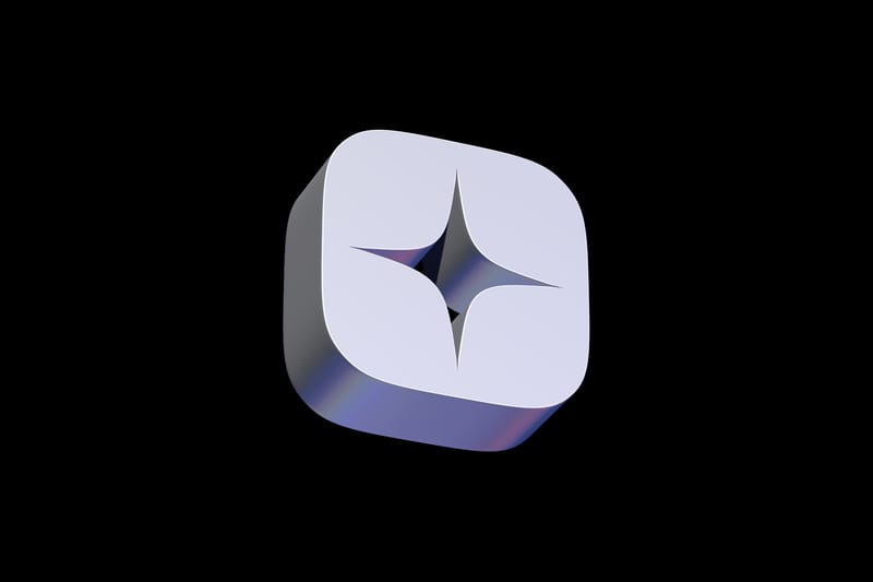 Iridescent vector shape