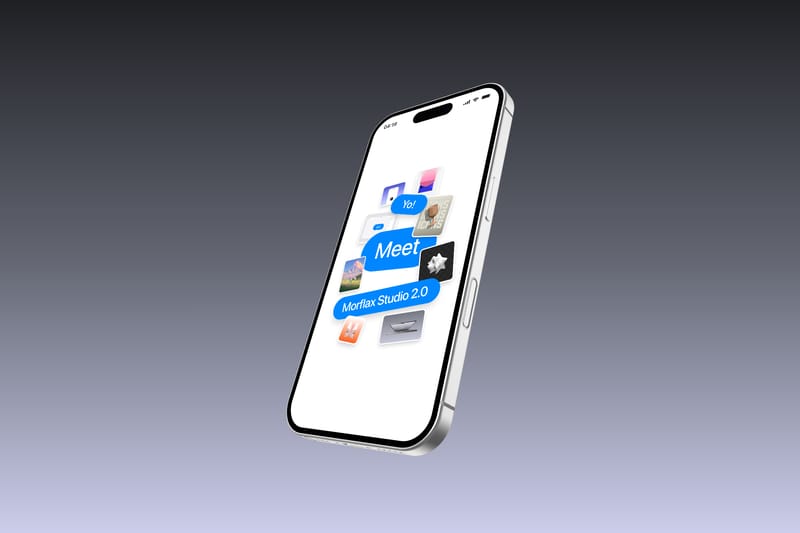iPhone device mockup animation