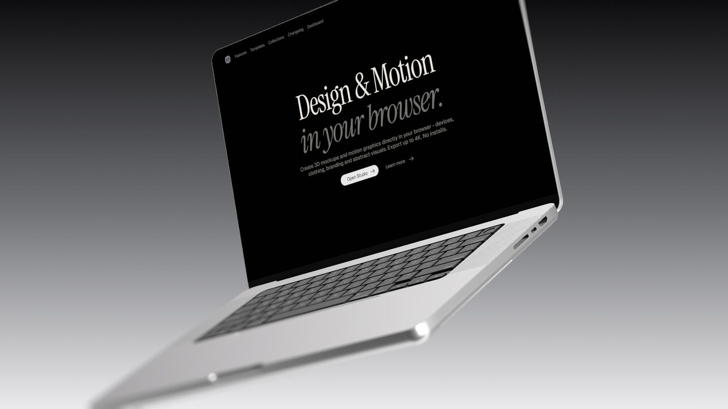 Cinematic device mockups