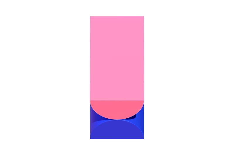 Colorful abstract shape