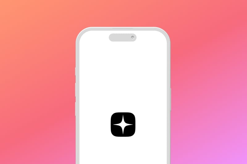 Colorful clay iPhone mockup