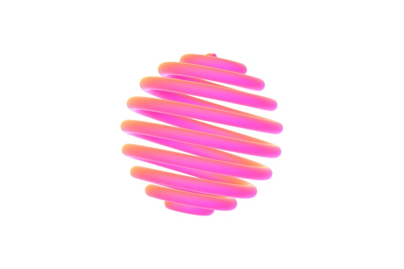 Colorful abstract spiral